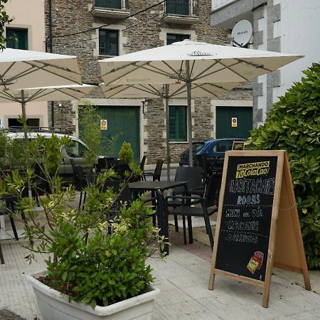 Pension Castro Parrillada Samos Bagian luar foto