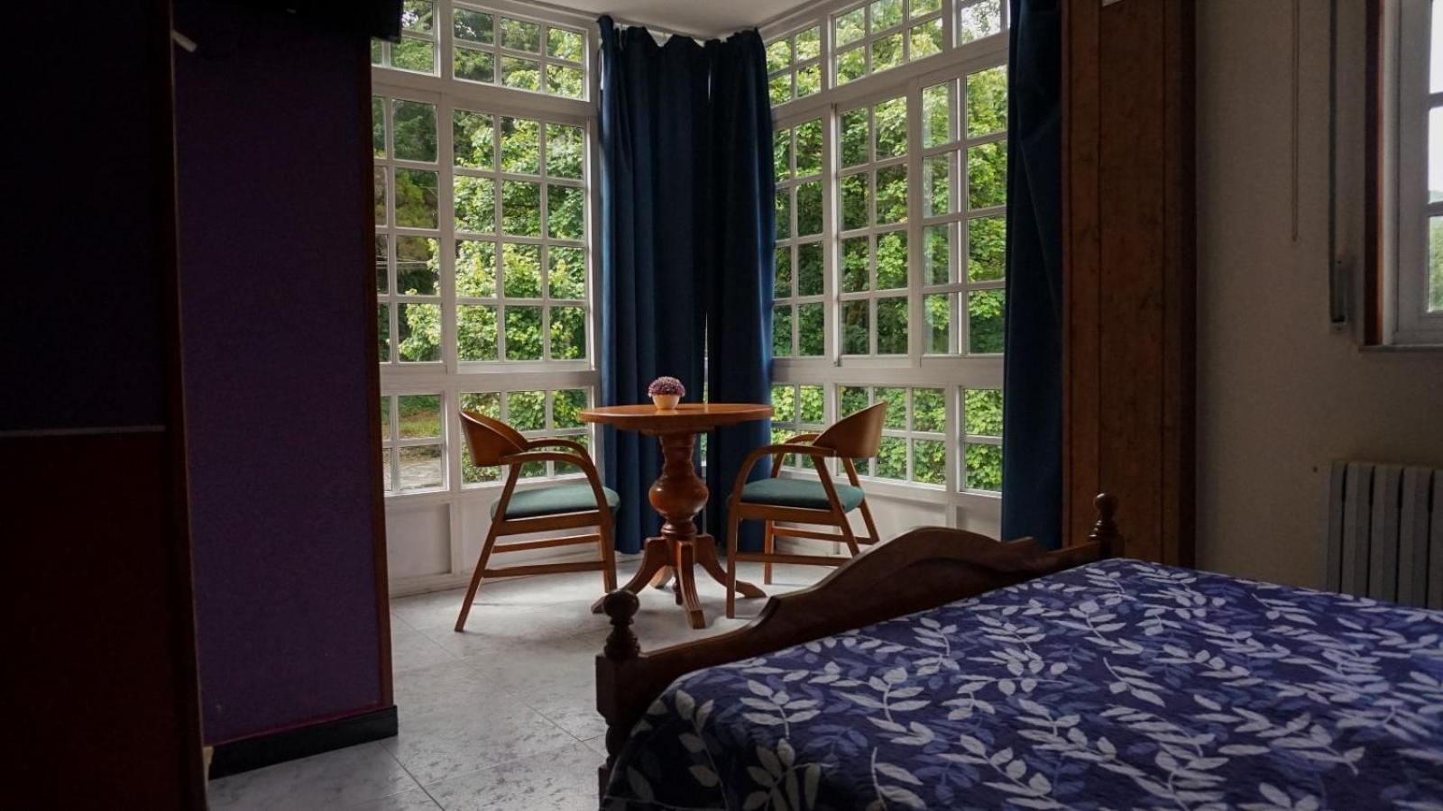Pension Castro Parrillada Samos Bagian luar foto